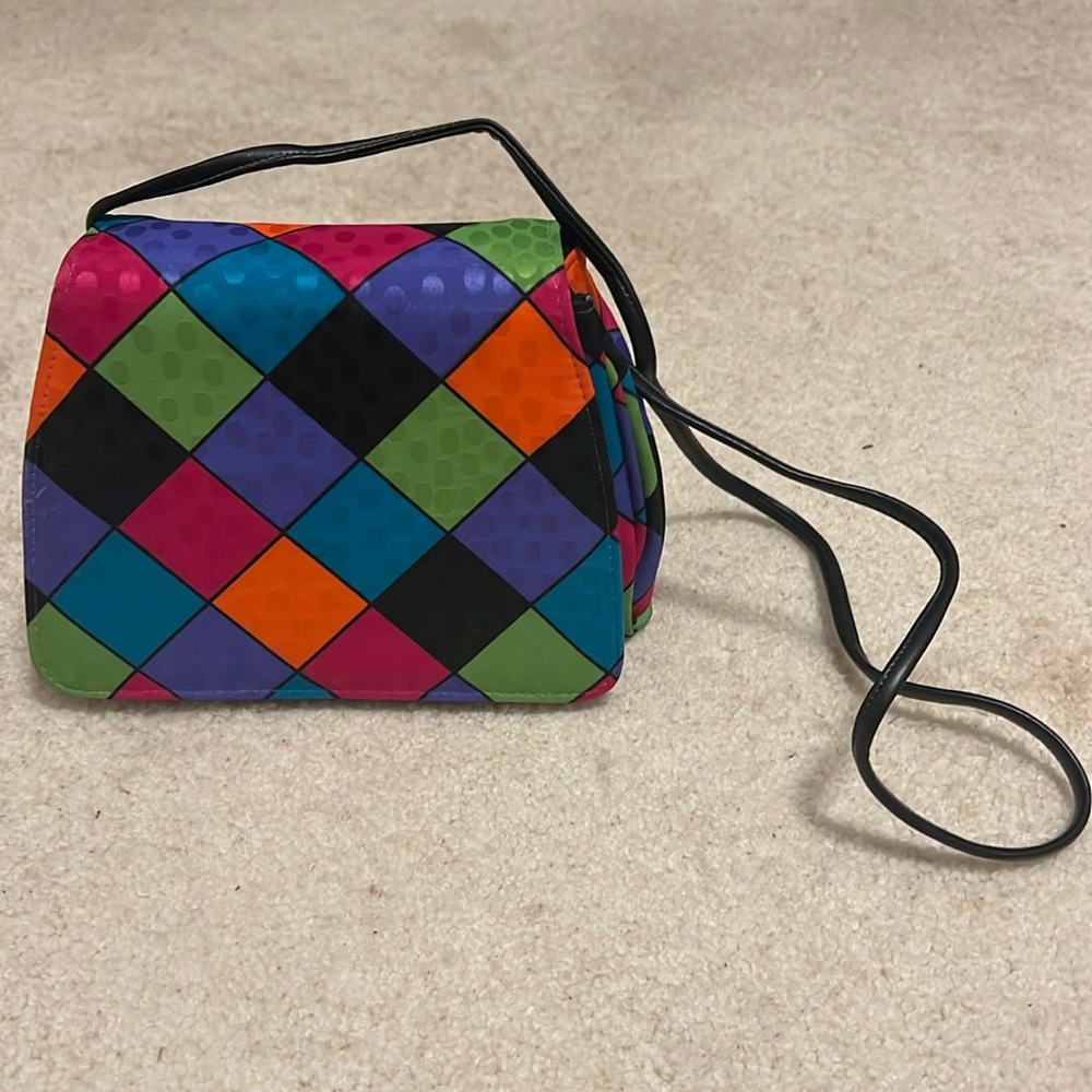 Multi-Colored Cross Body Purse - Picture 3 of 4